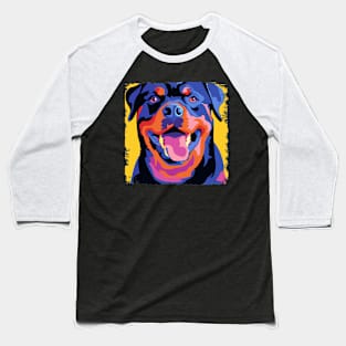 Rottweiler Pop Art - Dog Lover Gifts Baseball T-Shirt